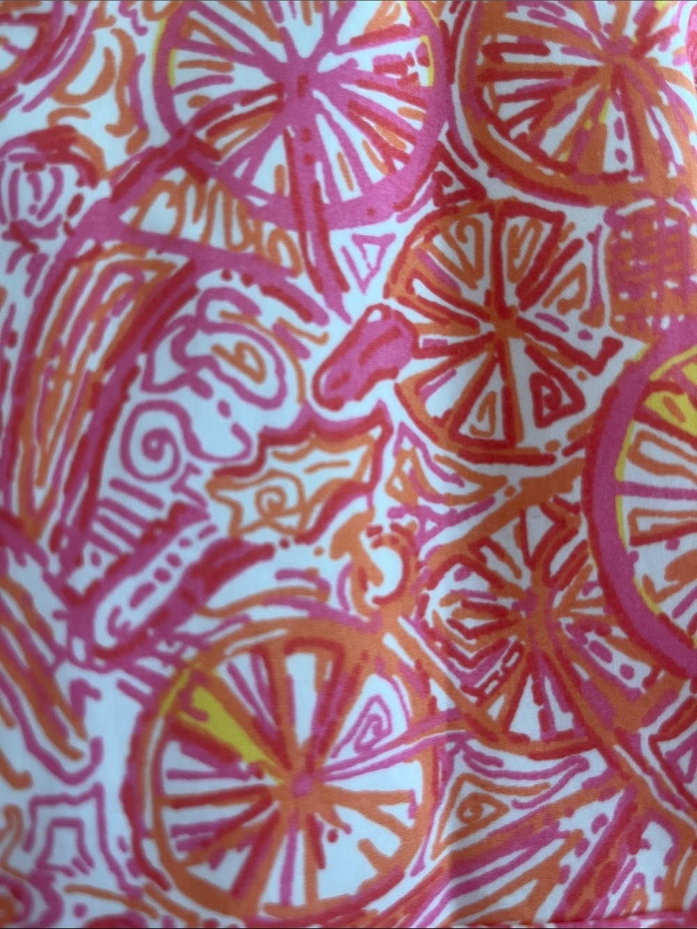 Lilly Pulitzer Betsey Bright Bicycle Print Cotton Lace Applique Sundress size 4 - Picture 4 of 9